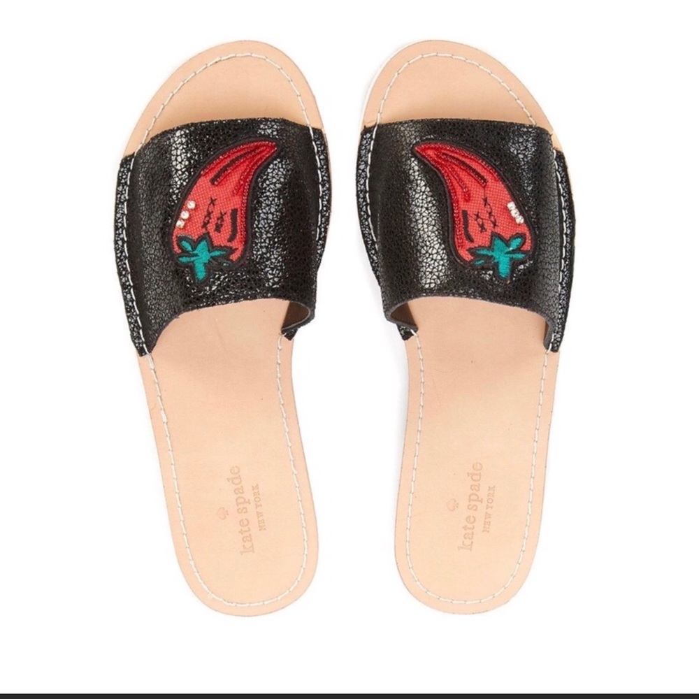 KATE SPADE 🌶 NWOB SLIDES, SIZES 7.5